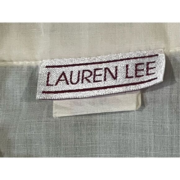 Vintage Lauren Lee Ruffle Blouse SZ 16 Beautiful XL - Picture 10 of 16